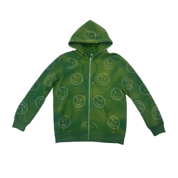 Retrovert smiley face outlet hoodie