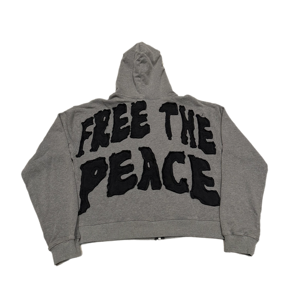 VALE STATE FREE PEACE ZIP UP JACKET