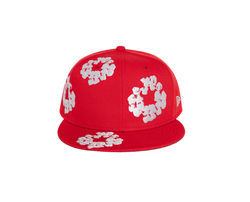 New Era Cotton Wreath Red Fitted