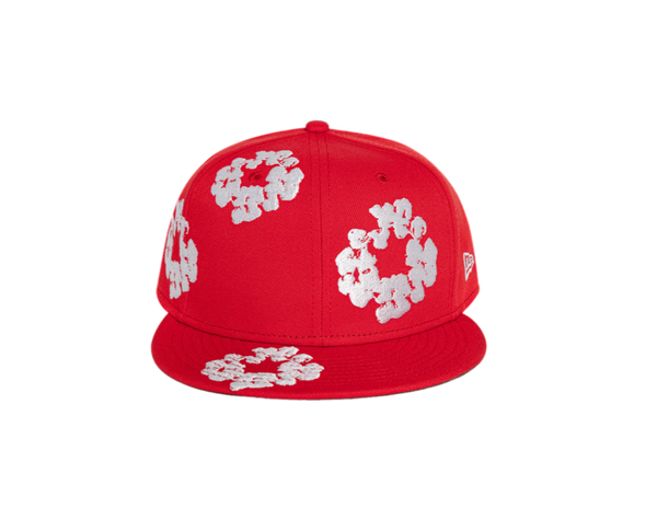 New Era Cotton Wreath Red Fitted