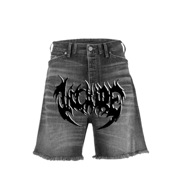 Vicaire Arcane Denim Distressed Shorts