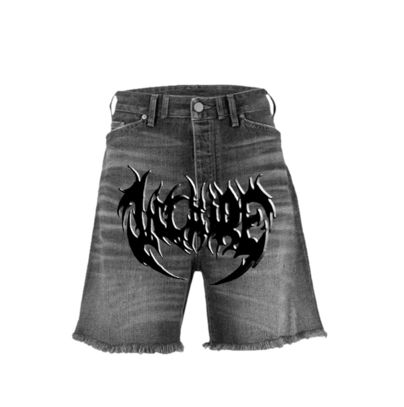 Vicaire Arcane Denim Distressed Shorts