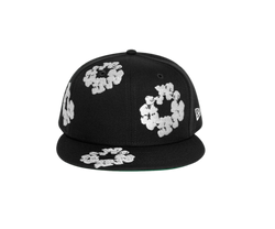 New Era Cotton Wreath Black Fitted