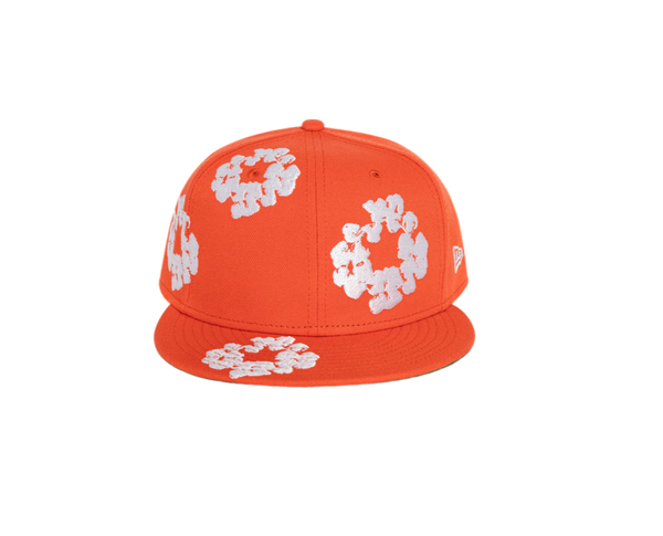 New Era Cotton Wreath Orange Fitted