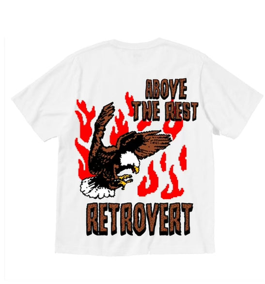 RETROVERT RED FIRE BIRD TEE