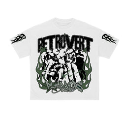 RETROVERT WHITE PLAYERCLUB TEE