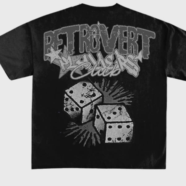 RETROVERT BLACK PLAYERCLUB TEE