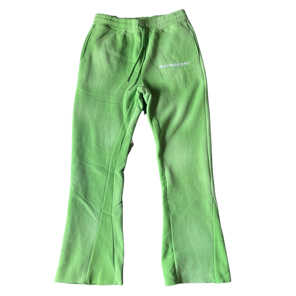 RETROVERT GREEN FLARE PANTS