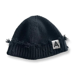 ABSTRACT DISTRESSED BEANIE