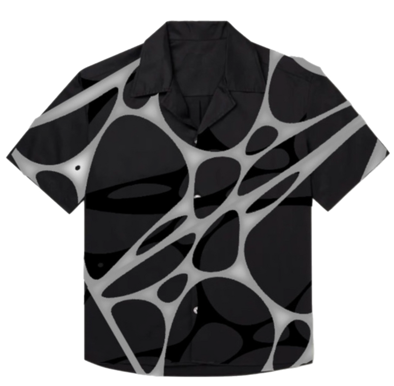 Retrovert Black Webbed Shirt