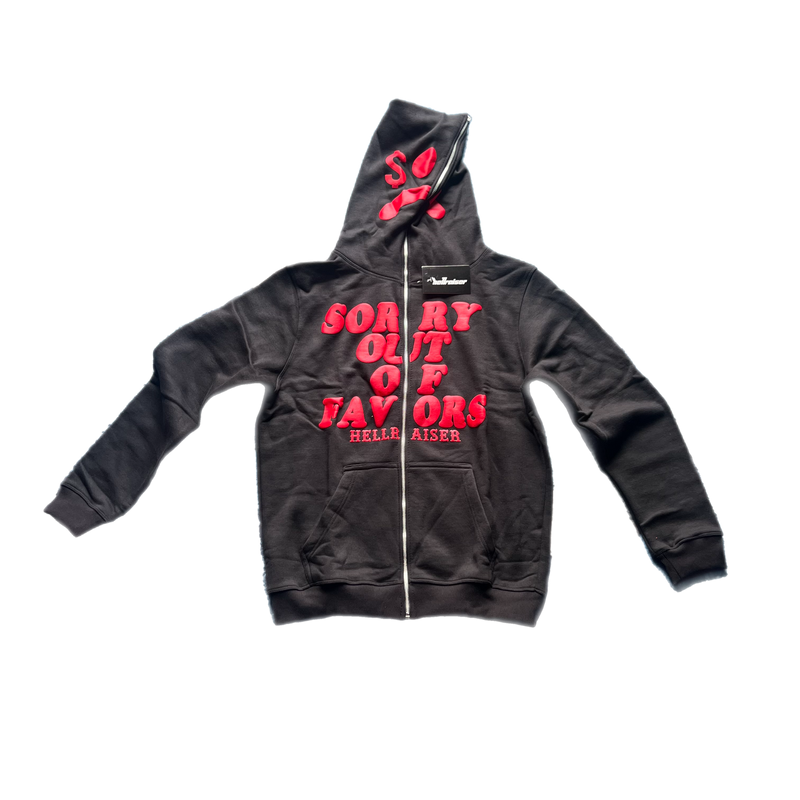 HHELLRAISER Full Zip Up Hoodie