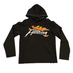 Hoodluva Spiked Hood Hoodie