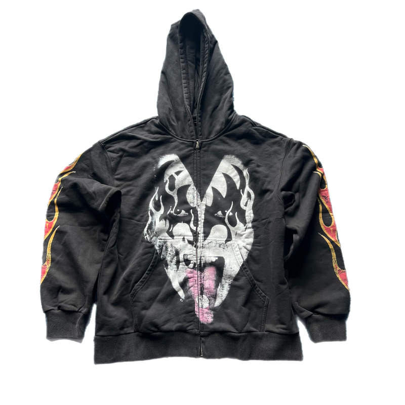Kiss zip 2025 up hoodie