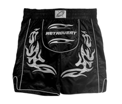 Retrovert Black Boxing Shorts