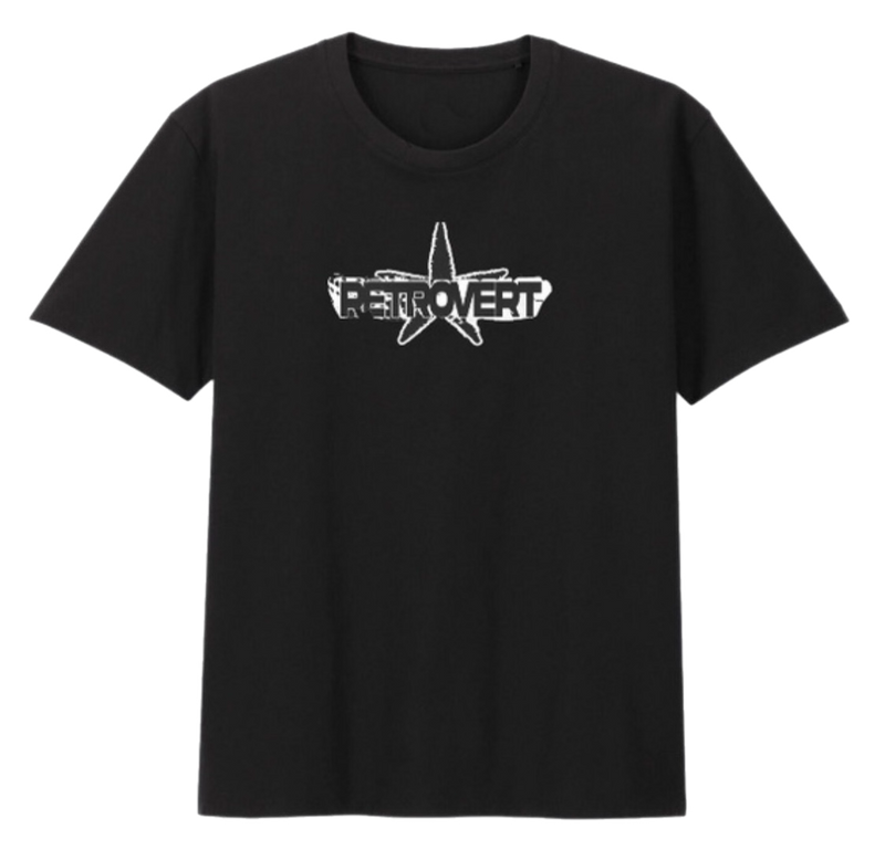 Retrovert Black Star Tee