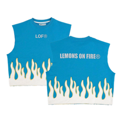 LEMONS ON FIRE SLEEVELESS VEST