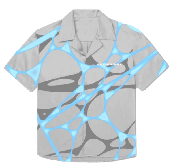 Retrovert Grey Webbed Shirt