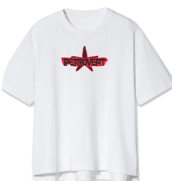 Retrovert White Star Tee