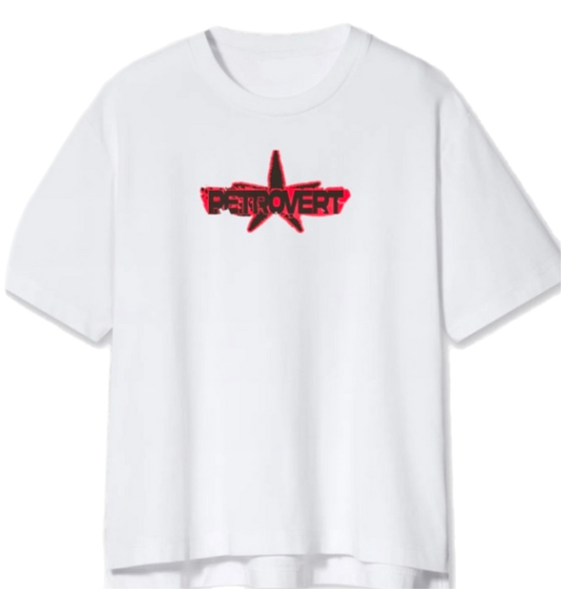 Retrovert White Star Tee