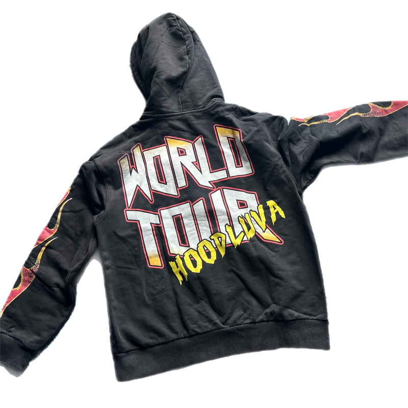 Hoodluva Kiss Zip Up Hoodie