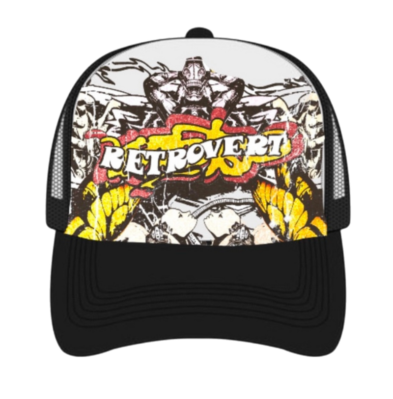 Retrovert Graffiti  Trucker