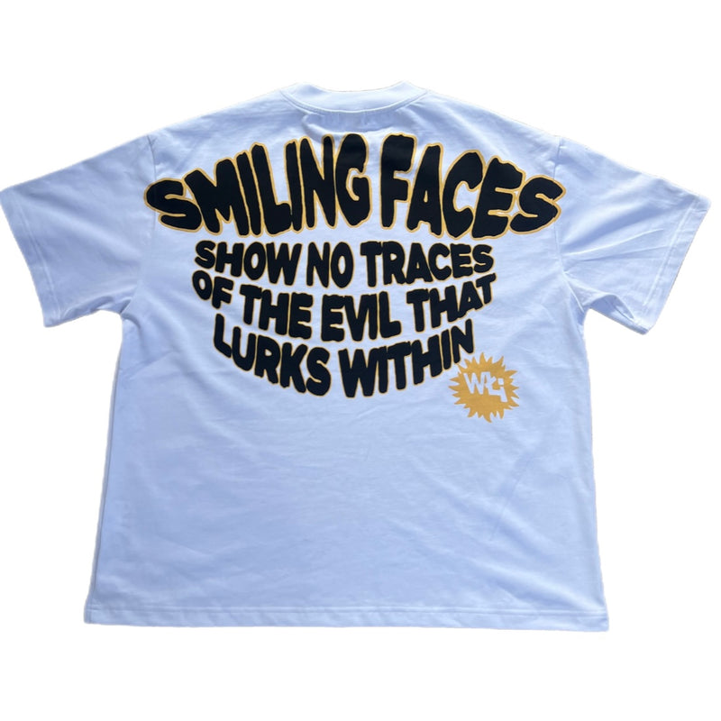 WHY LOVE SMILING FACES TEE