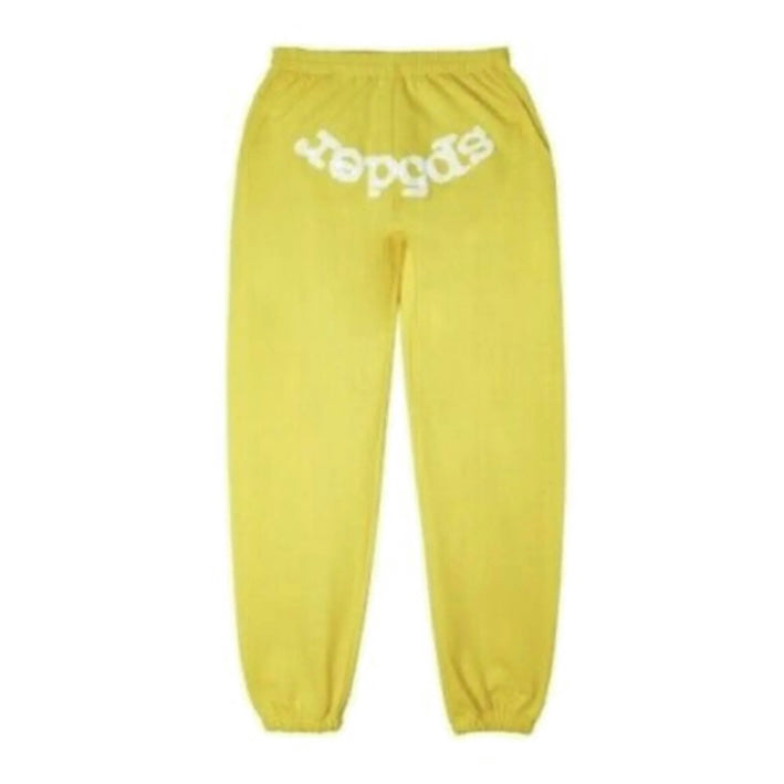 Sp5der Yellow Sweatpants