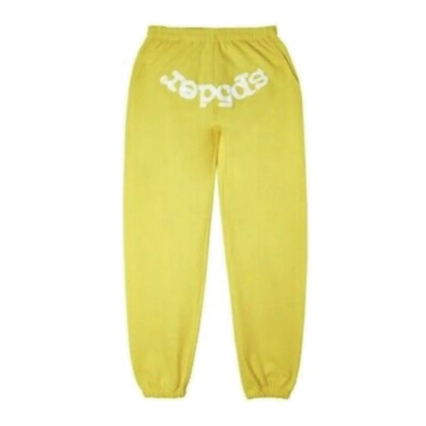 Sp5der Yellow Sweatpants – 404Unlimited