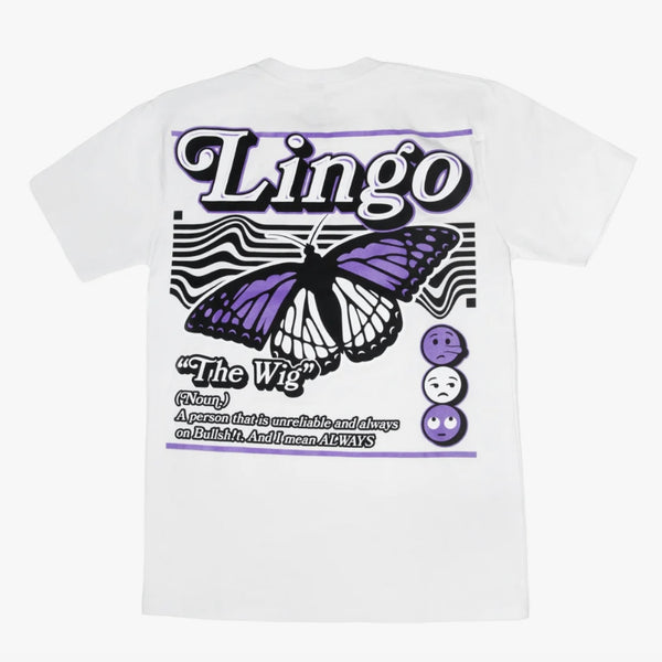 Lingo Fashion The Wig Lingo Definition Tee White