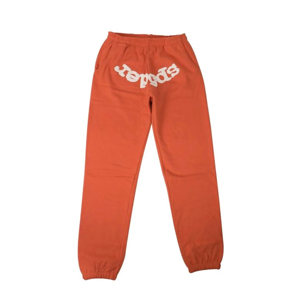 Sp5der Orange Sweatpants