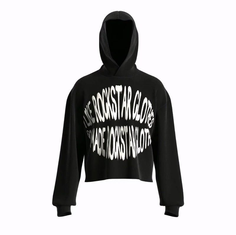 Madmaxhours Hoodie Black/White