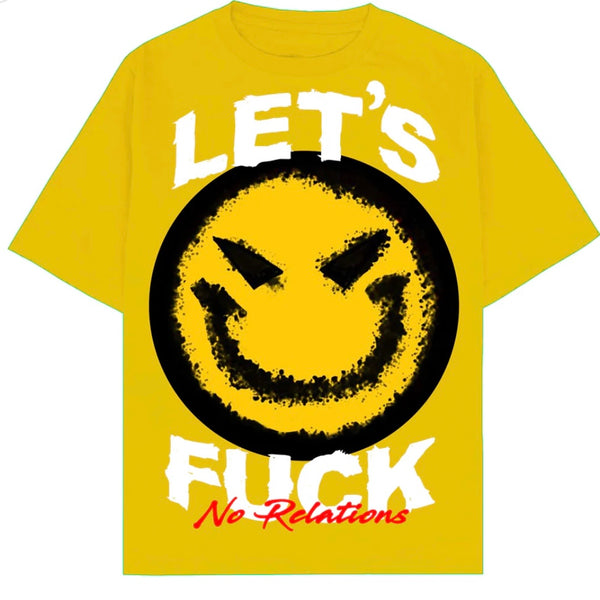 Merlin's Father Let's Fuck 2.0 Yellow Tee