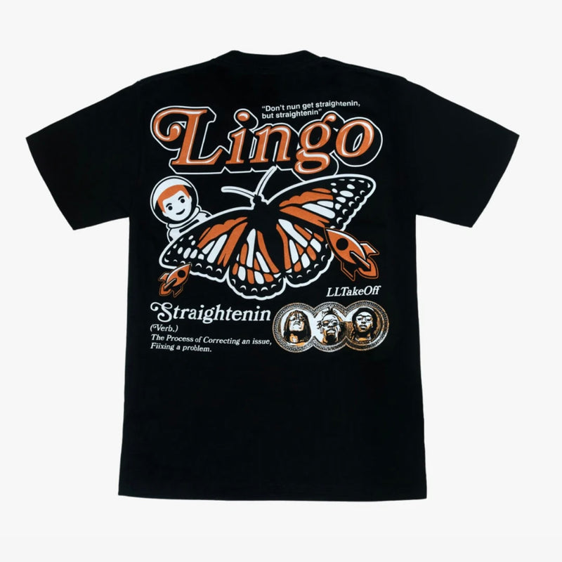 Lingo Fashion Logo Definition Tee (Straightenin) Black